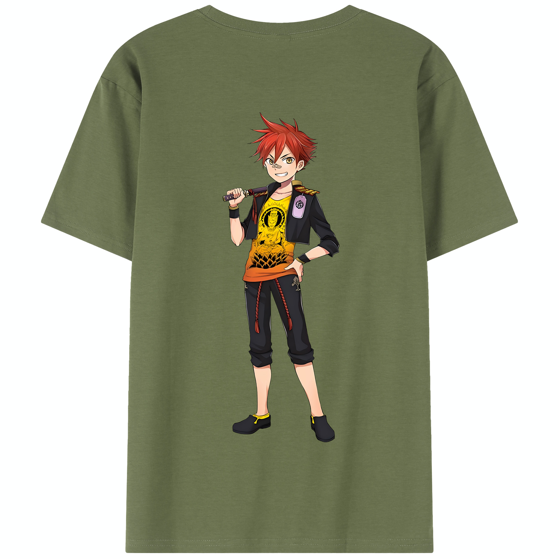 （画像用） 刀剣乱舞 Touken Ranbu 綿100％半袖Tシャツ（背面プリント）